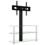 Mueble TV esquina 3 niveles para 32-70 pulgadas negro plateado de , Muebles TV - Ref: Foro24-358177, Precio: 126,23 €, Descue...