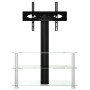 Mueble TV esquina 3 niveles para 32-70 pulgadas negro plateado de , Muebles TV - Ref: Foro24-358177, Precio: 126,23 €, Descue...
