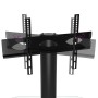Mueble TV esquina 3 niveles para 32-70 pulgadas negro plateado de , Muebles TV - Ref: Foro24-358177, Precio: 126,23 €, Descue...