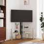Mueble TV esquina 3 niveles para 32-70 pulgadas negro plateado de , Muebles TV - Ref: Foro24-358180, Precio: 112,41 €, Descue...