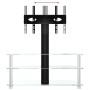 Mueble TV esquina 3 niveles para 32-70 pulgadas negro plateado de , Muebles TV - Ref: Foro24-358180, Precio: 112,41 €, Descue...