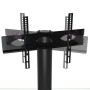 Mueble TV esquina 3 niveles para 32-70 pulgadas negro plateado de , Muebles TV - Ref: Foro24-358180, Precio: 112,41 €, Descue...