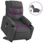 Sillón de masaje eléctrico reclinable elevable tela gris oscuro by , Armchairs - Ref: Foro24-3206673, Price: 418,53 €, Discou...