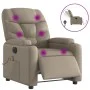 Sillón reclinable de masaje eléctrico cuero sintético capuchino de , Sillones - Ref: Foro24-3204657, Precio: 287,51 €, Descue...