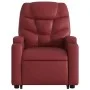 Sillón reclinable de masaje de pie cuero artificial rojo tinto de , Sillones - Ref: Foro24-3204669, Precio: 304,18 €, Descuen...
