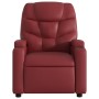 Sillón elevable eléctrico cuero artificial rojo tinto de , Sillones - Ref: Foro24-3204676, Precio: 338,70 €, Descuento: %