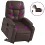 Sillón de masaje elevable eléctrico cuero sintético marrón de , Sillones - Ref: Foro24-3204681, Precio: 353,95 €, Descuento: %
