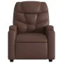 Sillón de masaje elevable eléctrico cuero sintético marrón de , Sillones - Ref: Foro24-3204681, Precio: 353,95 €, Descuento: %