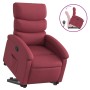 Sillón reclinable elevable tela rojo tinto de , Sillones - Ref: Foro24-3203981, Precio: 257,04 €, Descuento: %