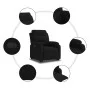 Sillón eléctrico reclinable elevable de terciopelo negro de , Sillones - Ref: Foro24-3205120, Precio: 334,17 €, Descuento: %