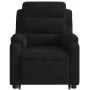 Sillón eléctrico reclinable elevable de terciopelo negro de , Sillones - Ref: Foro24-3205120, Precio: 334,17 €, Descuento: %