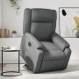 Sillón de masaje elevable eléctrico cuero sintético gris by , Armchairs - Ref: Foro24-3205174, Price: 402,58 €, Discount: %