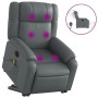 Sillón de masaje elevable eléctrico cuero sintético gris de , Sillones - Ref: Foro24-3205174, Precio: 374,75 €, Descuento: %