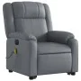 Sillón de masaje elevable eléctrico cuero sintético gris by , Armchairs - Ref: Foro24-3205174, Price: 402,58 €, Discount: %