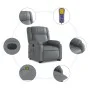 Sillón de masaje elevable eléctrico cuero sintético gris by , Armchairs - Ref: Foro24-3205174, Price: 402,58 €, Discount: %