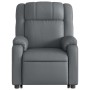 Sillón de masaje elevable eléctrico cuero sintético gris de , Sillones - Ref: Foro24-3205174, Precio: 374,75 €, Descuento: %