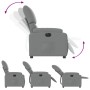 Sillón reclinable eléctrico tela gris claro de , Sillones - Ref: Foro24-3204800, Precio: 248,30 €, Descuento: %