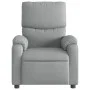 Sillón reclinable eléctrico tela gris claro de , Sillones - Ref: Foro24-3204800, Precio: 271,46 €, Descuento: %