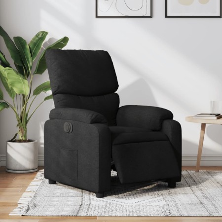 Sillón reclinable eléctrico de tela negro de , Sillones - Ref: Foro24-3204802, Precio: 240,00 €, Descuento: %