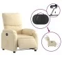 Elektrischer cremefarbener Stoffsessel mit Liegefunktion. von , Sessel - Ref: Foro24-3204809, Preis: 248,40 €, Rabatt: %