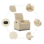 Sillón reclinable eléctrico de tela crema de , Sillones - Ref: Foro24-3204809, Precio: 240,00 €, Descuento: %