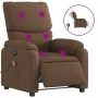Sillón reclinable de masaje eléctrico tela marrón de , Sillones - Ref: Foro24-3204816, Precio: 284,73 €, Descuento: %