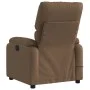 Sillón reclinable de masaje eléctrico tela marrón de , Sillones - Ref: Foro24-3204816, Precio: 284,73 €, Descuento: %