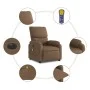 Sillón reclinable de masaje eléctrico tela marrón de , Sillones - Ref: Foro24-3204816, Precio: 284,73 €, Descuento: %