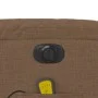Sillón reclinable de masaje eléctrico tela marrón de , Sillones - Ref: Foro24-3204816, Precio: 284,73 €, Descuento: %