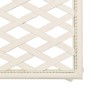Banco tumbona de jardín de acero blanco envejecido 128 cm de vidaXL, Bancos de jardín - Ref: Foro24-45431, Precio: 144,03 €, ...