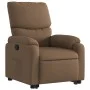 Sillón reclinable elevable de tela marrón by , Armchairs - Ref: Foro24-3204828, Price: 282,51 €, Discount: %