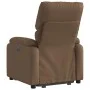 Sillón reclinable elevable de tela marrón by , Armchairs - Ref: Foro24-3204828, Price: 282,51 €, Discount: %