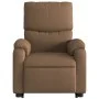 Sillón reclinable elevable de tela marrón by , Armchairs - Ref: Foro24-3204828, Price: 282,51 €, Discount: %