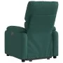 Silla de masaje reclinable de pie de tela verde oscura by , Armchairs - Ref: Foro24-3204842, Price: 273,71 €, Discount: %