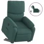 Sillón eléctrico reclinable elevable de tela verde oscuro de , Sillones - Ref: Foro24-3204854, Precio: 324,06 €, Descuento: %