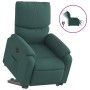 Sillón eléctrico reclinable elevable de tela verde oscuro de , Sillones - Ref: Foro24-3204854, Precio: 302,17 €, Descuento: %