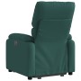 Sillón eléctrico reclinable elevable de tela verde oscuro de , Sillones - Ref: Foro24-3204854, Precio: 302,17 €, Descuento: %