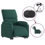 Sillón eléctrico reclinable elevable de tela verde oscuro de , Sillones - Ref: Foro24-3204854, Precio: 324,06 €, Descuento: %