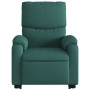 Sillón eléctrico reclinable elevable de tela verde oscuro de , Sillones - Ref: Foro24-3204854, Precio: 302,17 €, Descuento: %