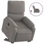 Sillón eléctrico reclinable elevable de tela gris taupe by , Armchairs - Ref: Foro24-3204856, Price: 316,80 €, Discount: %