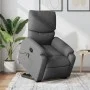 Sillón de masaje eléctrico reclinable elevable tela gris oscuro de , Sillones - Ref: Foro24-3204861, Precio: 337,17 €, Descue...