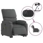 Sillón de masaje eléctrico reclinable elevable tela gris oscuro de , Sillones - Ref: Foro24-3204861, Precio: 337,17 €, Descue...