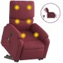 Sillón de masaje eléctrico reclinable elevable tela rojo tinto de , Sillones - Ref: Foro24-3204863, Precio: 352,15 €, Descuen...