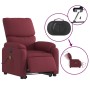 Sillón de masaje eléctrico reclinable elevable tela rojo tinto de , Sillones - Ref: Foro24-3204863, Precio: 325,41 €, Descuen...