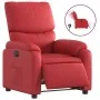 Sillón reclinable eléctrico de cuero sintético rojo by , Armchairs - Ref: Foro24-3204877, Price: 298,72 €, Discount: %