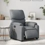 Sillón de masaje reclinable eléctrico cuero sintético gris de , Sillones - Ref: Foro24-3204882, Precio: 251,08 €, Descuento: %