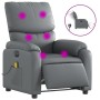 Sillón de masaje reclinable eléctrico cuero sintético gris de , Sillones - Ref: Foro24-3204882, Precio: 262,51 €, Descuento: %