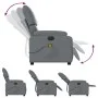 Sillón de masaje reclinable eléctrico cuero sintético gris de , Sillones - Ref: Foro24-3204882, Precio: 251,08 €, Descuento: %