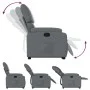 Sillón reclinable elevable cuero artificial gris de , Sillones - Ref: Foro24-3204889, Precio: 326,62 €, Descuento: %