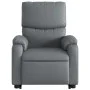Verstellbarer Aufsteh-Ledersessel in Grau von , Sessel - Ref: Foro24-3204889, Preis: 326,62 €, Rabatt: %